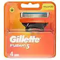 Gilette Lames de Rasoir Gillette Fusion, 4 Pièces