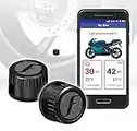 FOBO Bike 2 Bluetooth Sistema de Monitoreo de Presión de Neumáticos (Negro) - TPMS, Monitor Externo, Neumático de Bicicleta, Sensor de Temperatura, Inalámbrico, para Bicicleta Inteligente, Motocicleta