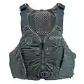 Astral, V-Eight Fisher Life Jacket PFD for Kayak Fishing, Recreation and Touring, Pebble Gray, L/XL