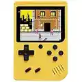 Handheld Game Console with 400 Classical FC Games Console 3.0-Inch Colour Screen,Gift Christmas Birthday Presents for Kids, Adults (Games Consoles Yellow)