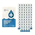 Made in USA - 72 HRS Emergency Water, Emergency Water Pouches, Water for Emergency – 12 Packs Emergency Water