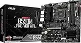 MSI B550M PRO-VDH WiFi ProSeries Motherboard (AMD AM4, DDR4, PCIe 4.0, SATA 6Gb/s, M.2, USB 3.2 Gen 1, AX Wi-Fi 6, D-SUB/HDMI/DP, Micro-ATX)