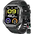 Montre Connectée Militaire Homme Smartwatch - 1,83" Bracelet Sport de Plein air Appel Bluetooth Montre Intelligente IP67 Etanche Fitness Trackers d'activité Calories Oxygène Sanguin pour iOS Android