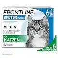 FRONTLINE SPOT ON gegen Zecken und Flöhe bei Katze 6 Stk.