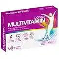 Multivitaminico completo donna. Integratori Stanchezza fisica e mentale contro l'affaticamento. Magnesio completo con Zinco, Ferro e Vitamine B,C,D,E,H Acido folico. Mantieni forza e vitalità, 60 cpr