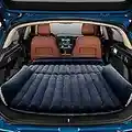 Matelas Gonflable Voiture SUV Pliant avec Pompe à air électrique, Lit Gonflable de Voiture pour Repos de Sommeil etLe Mouvement Intime, Lit de Voiture Convertible en Canapé Gonflable (Noir)