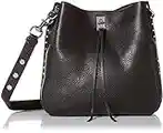 Rebecca Minkoff Darren Shoulder Bag – Versatile Leather Purse for Women, Fashion Leather Handbag, Adjustable Shoulder Strap, Women’s Shoulder Handbags