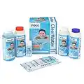 Clearwater CH0017 Pool Chemical Starter Kit for Above Ground Pool and Paddling Pool Water Treatment (Includes Chlorine, pH Minus, pH Plus, Algaecide and Test Strips)