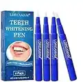 Stylo Blanchiment des Dents,Blanchiment des Dents,Blanchiment dentaire,Gel de blanchiment des dents,Teeth Whitening Pen,Nettoie et blanchit les dents(4pc)