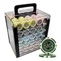 MRC 1000 Ct Ultimate Casino 14 Gram Poker Chip Set Acrylic Case Custom Build