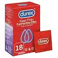 Durex Fetherlite Elite Préservatifs - Préservatifs Ultra Fins et Extra Lubrifiés (18)