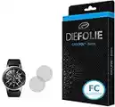 Crocfol Displayschutz für die Samsung Galaxy Watch 46mm: 6X DIEFOLIE Schutzfolie, 1x DASFLÜSSIGGLAS flüssiges Glas - Made in Germany, Premium Schutzfolie: Blasenfrei, Selbstheilend