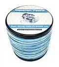 Reaction Tackle Braided Fishing Line Blue Camo 20LB 300yd