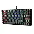 Redragon K552 Clavier Mécanique Gaming à 60% Câblé avec pour PC de Jeu Windows (RGB QWERTY-UK)