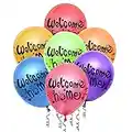 Fechy Welcome Home Decoration Set Welcome Home Tropical Balloons Mixed for Home Decoration Family Party Supplies 21 Pieces