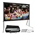 Elite Screens Yard Master 2, 120-inch 16:9, Foldable Outdoor Front Projection Movie Projector Screen, OMS120H2