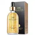 Allbestaye 24k Gold Gesichtsserum Hyaluronsäure Serum Essence für Anti-Falten Anti Aging Anti Akne Reduzieren Sie feine Linien 100ml