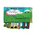 Melissa & Doug Soft Activity Baby Book - Whose Feet?, 2000+ toys - 1 EA, Multi color