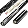 AONETIGER Queue de Billard 145 cm Embout 9.7mm 3 Pièces Professionnel Snooker Cue avec Extensions et 3/4 Tube/Étui Rigide Choisir