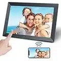 KEDEEK WiFi Digital Photo Frame - 10.1 inch HD Touch Screen Smart Cloud Digital Picture Frame, 16GB Storage Electronic Photo Frame Support Automatic Rotation, Upload Photo and Video via Frameo APP