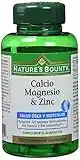 Nature's Bounty Calcio, Magnesio Y Zinc - 100 Tabletas, One size, 100 ml