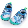 APOLTER Baby Boys and Girls Swim Water Shoes Barefoot Aqua Socks Non-Slip for Beach Pool Toddler Kids