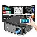 Proyector 4K, Android 9.0, 10.000 Lúmenes, Contraste 20.000:1,Fullhd Nativo, Cine en Casa 300", Bluetooth, Altavoces Integrados, Portatil, Keystone 4D, Preparado para PS5, Xbox Series, Zoom Digital