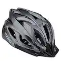 TOONEV Cycling Bike Helmet, CPSC Safety Certified - Integrally Sport Mountain Bicycle Ride Adjustable Lightweight Helmet for Men Women Adult - Suitable for Head circumference 55-62 cm (Black)