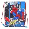 Mochila porta merienda para niños y niñas - bolsa de cuerdas para merienda infantil - bolsa saco para el almuerzo de Spider-man