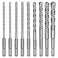 Flintronic Punte da Trapano, 9 Pcs SDS PLUS Punte, Forstner Drill Bit 5-16mm, Trapano Muro a Quattro Taglienti con Attacco Cilindrico, Adatto per Diversi Materiali, Cemento, Mattoni, Plastica, Legno