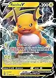 Raichu V 045/172 Brilliant Stars - Ultra Rare Pokemon Card - Holo Foil