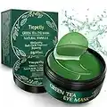 Under Eye Masks, Collagen Eye Mask, Green Tea Eye Patches for Puffy Eyes 60 pcs, Under Eye Patches for Dark Circles and Puffiness, Eye Mask Skincare, Eye Gel Pads for Eye Bags and Wrinkles Treatment