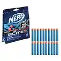 Hasbro Nerf Elite 2.0 20-Dart Refill Pack - 20 Official Nerf Foam Darts for Nerf Elite 2.0 Blasters - Compatible with All Nerf Elite Blasters (F0040)