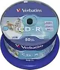 Verbatim DataLifePlus 50 x CD-R 700 Mo 52x Surface imprimable large Spindle