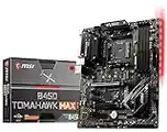 MSI Arsenal Gaming AMD Ryzen 2ND and 3rd Gen AM4 M.2 USB 3 DDR4 DVI HDMI Crossfire ATX Motherboard (B450 Tomahawk Max II)