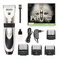 Nobleza Tondeuse Chien Professionnel Poil Long Epais Animal Silencieux Rechargeable Electrique Tondeuse pour Chien et Chat Dog Clipper Kit