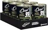 CESAR Premium Hundenassfutter in der Dose - NATURAL GOODNESS - Dose mit Lamm 6 x 400g