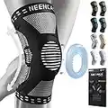 NEENCA Professional Knee Brace, Compression Knee Support with Patella Gel Pad & Side Stabilizers, Medical Knee Sleeve for Pain Relief, ACL,PCL, Meniscus, Injury Recovery, Arthritis, Sports, Workout...