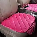 Coprisedile Universale Auto Copri Sedile Auto Velluto Cuscino della Copertura del Auto Soft Confortevole Protezione per Sedile Auto per Bambini Bebè Animali (2 Coprisedili Anteriori, Rosa)