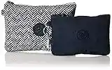 Kipling DUO POUCH, Mittelgroße Duo-Beutel, 20 cm, Urban Chevron