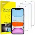 JETech Screen Protector for iPhone 11 and iPhone XR, 6.1-Inch, Tempered Glass Film, 3-Pack