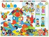 BLOKO Estuche de 100 Unidades 4 Figuras 3D Familia, Multicolor (MBI International 503627)