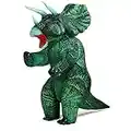 Inflatable Dinosaur Costume for Adult Blow up Triceratops Costumes Halloween Dino Costumes