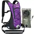 Tonitrus Hydration Backpack Hydration Bladder with Water Bladder Camping Backpack (Purple)