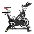 JLL® IC350 PRO Indoor Bike, Direct Belt Driven Exercise Bike For Home, Cycling Machine With Advanced Flywheel, Friction Resistance, Monitor, Heart Rate Sensors, 12 Months Domestic Warranty