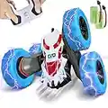 BEZGAR TD281 Remote Control Cars for Kids, Toy for 6-12 Year Old Boys 4WD Double Sided Rotating 360 Deg Flips Electric Toy Stunt Cars RC Vehicle Car with Rechargeable Batteries