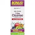 Detox Cleanse, Purely Inspired 7 Day Cleanse and Detox Pill, Acai Berry Cleanse, Whole Body Cleanse Detox for Women & Men, Body Detox with Senna Leaf & Digestive Enzymes, 42 Acai Berry Capsules