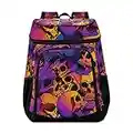 Skulls Cooler Zaino a tenuta stagna Cooler Cooler isolato Lunch Cooler Bag 30 Lattine Campeggio Raffreddatori per Uomini Donne