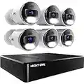 Night Owl 8 Channel Bluetooth Video Home Security Camera System with (6) Wired IP 4K HD Indoor/Outdoor Spotlight Cameras with Audio and 2TB Hard Drive (Expandable up to 12 Cameras)