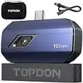 TOPDON Telecamera termica per Android TC001 256x192 Risoluzione termica Intervallo di temperatura: da -20°C a +550°C per smartphone e tablet